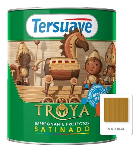 Tersuave Impregnante Protector Troya Satinado 1 Lts - Mix Color Natural