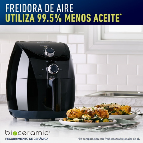 Freidora De Aire Oster Bioceramic Sin Aceite 3,2lt Air Fryer