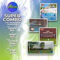 Comprar Voley Y Tenis Para Pileta Fútbol-tenis Tenis Serabot 4 En 1