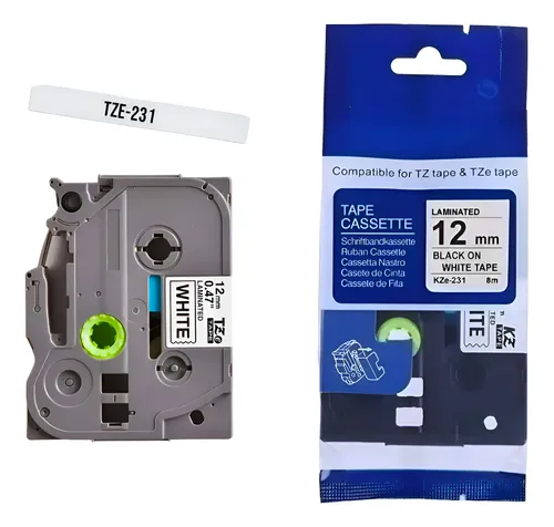 Cinta Laminada Adhesiva 12mm Compatible TZE - 231