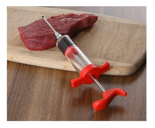 Imagen 5 de 7 de Jeringa Gastronomica Medidora Para Inyectar Carnes Cocina