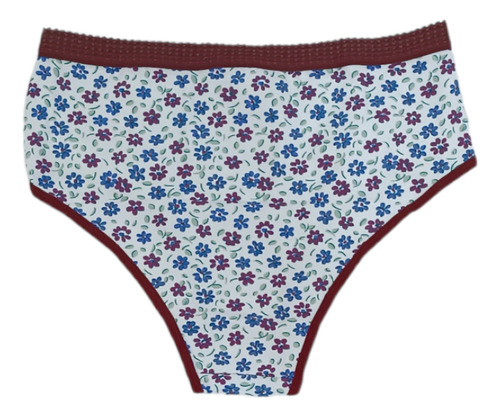 Kit 6 Calcinhas Tanga Bornel Algodão Pop Cos Alto, Atacado
