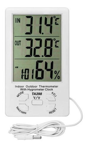 Relogio Estacao Metereologica Higrometro Temperatura Umidade