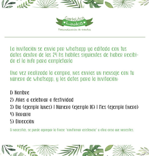 Invitación Digital Whatsapp Plin Plin
