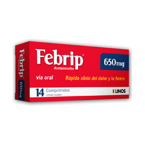 Febrip 650mg X 14 Comprimidos