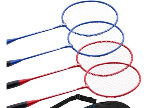 Set De 4 Raquetas De Badminton Zubi Sports