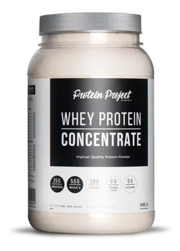 Whey Protein Concentrate 2lb Protein Project Sabor Vainilla