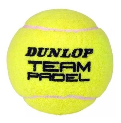 Dunlop Pelotas Tenis Padel Team X3 Amarillo Cli
