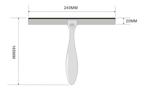Cuarto De Baño Ducha Squeegee Ventana De Cristal