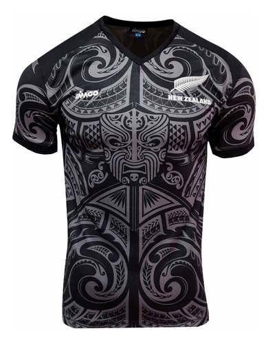 Camiseta Rugby Imago New Zealand Maori All Blacks Niños