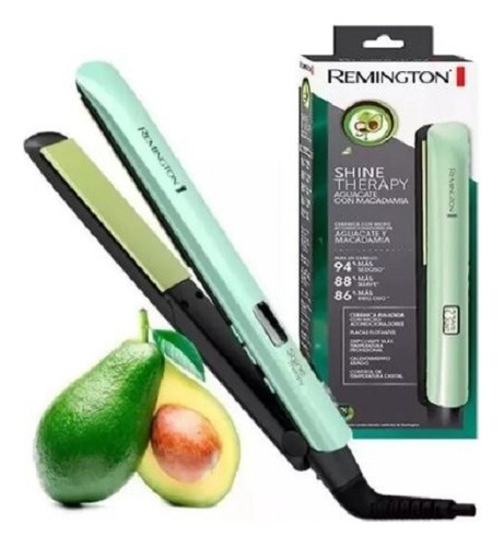 Plancha Cabello Remington S9960 Shine Aguacate Macadamia