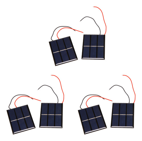 6 Células Solares De Micropotencia De 1,5 V, 400 Ma, 80 X 60