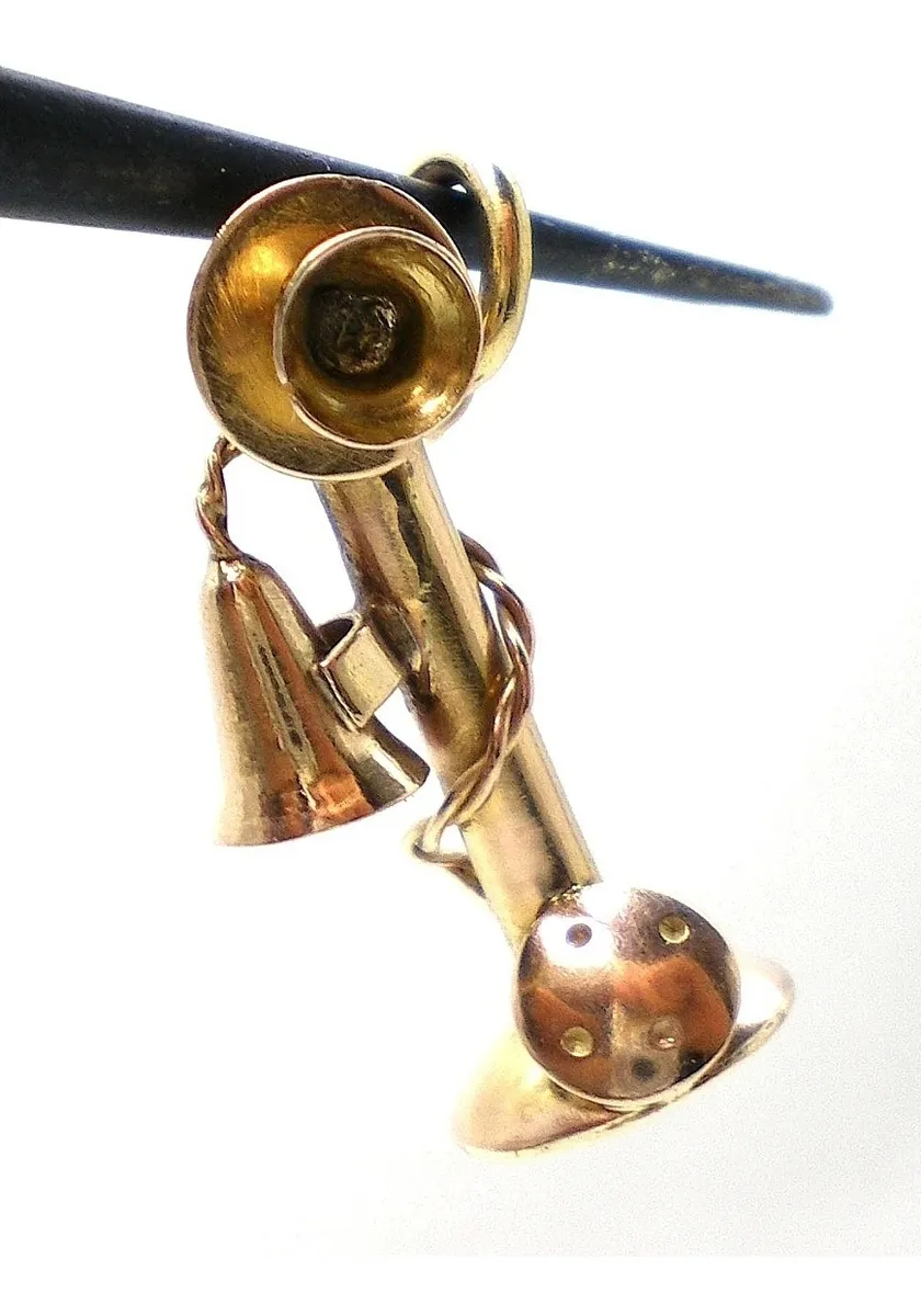 Dije De Oro 18 Kt Telefono Antiguo