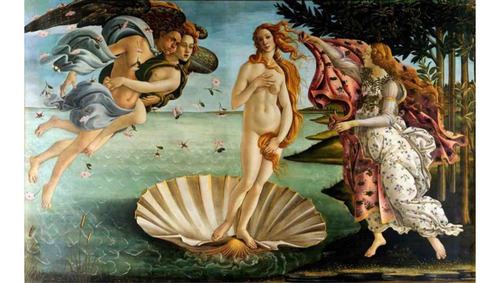 Imagen 2 de 4 de Rompecabezas Puzzle 1000 Piezas Trefl Arte Botticelli 10589