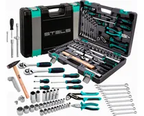 Comprar Kit Jogo Maleta Ferramentas Manuais Completa 76pc Crv Stels