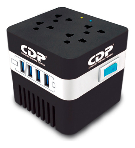 Regulador Voltaje Cdp Avr604 600va/120v/4 Tomas/4 Usb