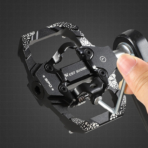 Pedales De Mtb, 9/16'' Aluminio For Spd Pedal Automático S