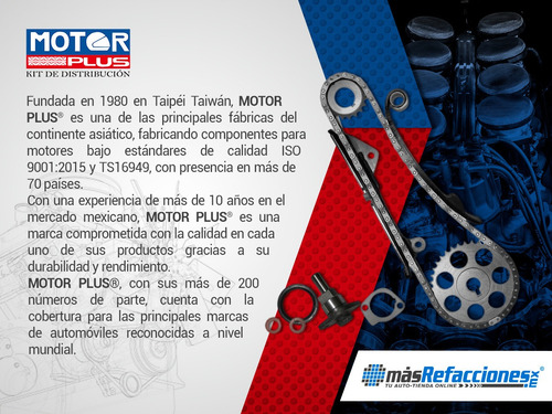 Kit Distribución B2300 L4 2.3l 16v 2001-2004 Motor Plus