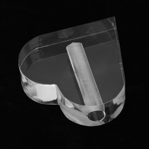 Estante De Acrílico Transparente En Forma De Corazón Con For
