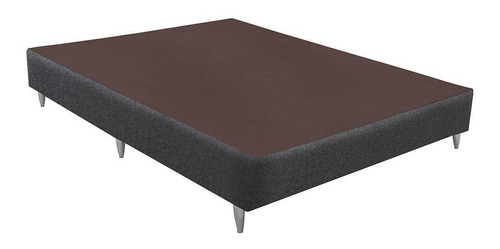 Base Sommier Linho Cinza Casal (138x188x30) - Ortobom