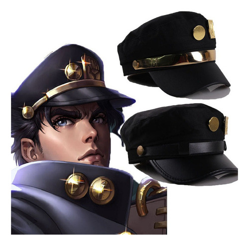 Sombreros De Uniforme Negro De Jojo Jotaro Cosplay