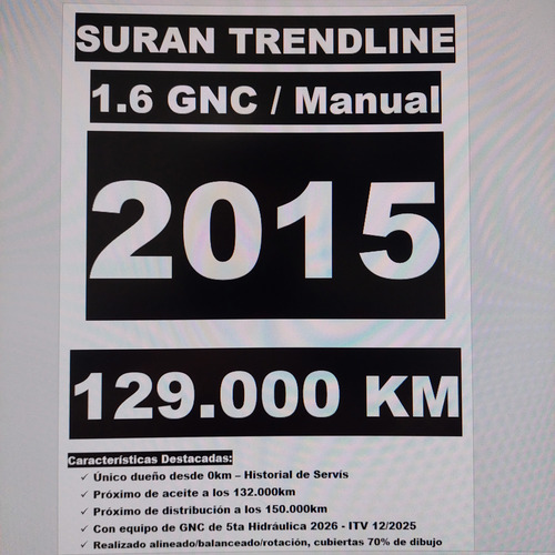 Volkswagen Suran 1.6 Trendline