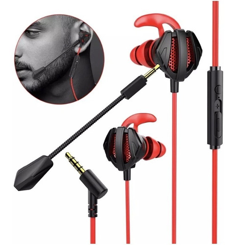 Fone Headphone Gamer Com 2 Microfones Abafador De Ruído!