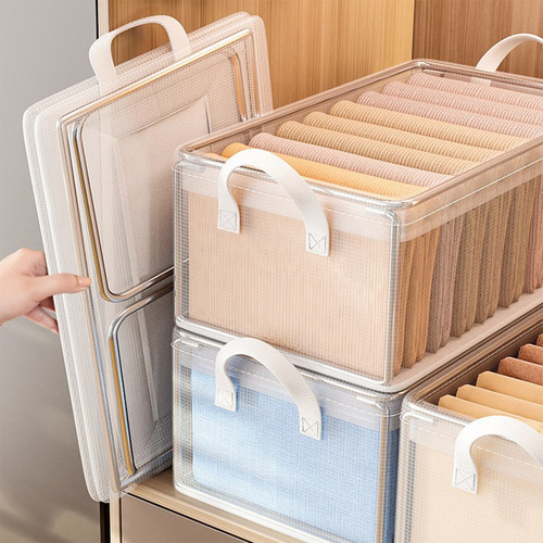 Sacos De Armazenamento Doméstico Transparentes De Pvc Com Ta