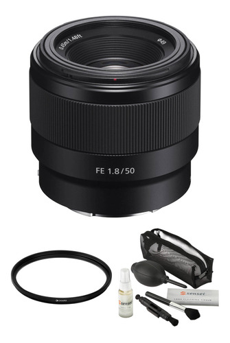 Sony Fe 50mm F/1.8 Lente With Uv Filter Kit