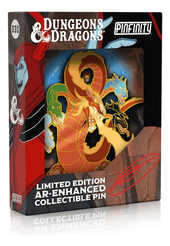 Exclusive Tiamat Pinfinity Augmented Reality Enamel Pin