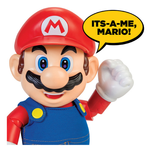 Nintendo Super Mario Its A Me Mario Figura Interactiva 30 Cm