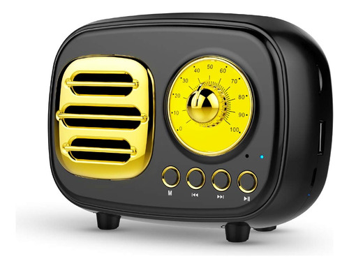 Altavoz Retro Portatil Bluetooth Mini Radio Madera Telefono