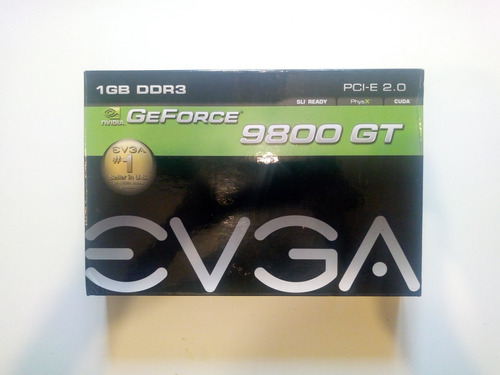 Placa De Video Evga Geforce 9800gt 1gb Gddr3 256bits (Usado)