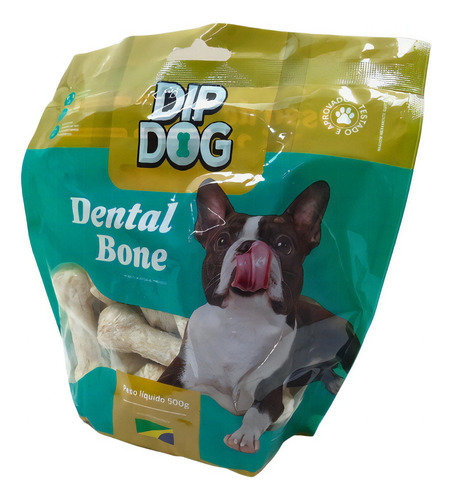 Petisco Dental Bone Natural Osso Cães 500g Para Os Dentes