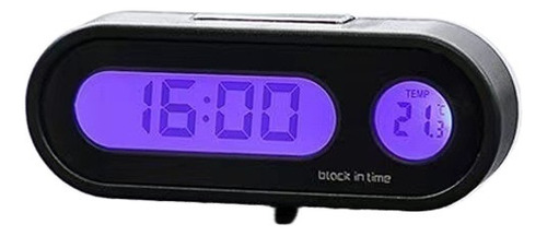 Reloj Electrónico For Coche, Termómetro Con Luz Led.