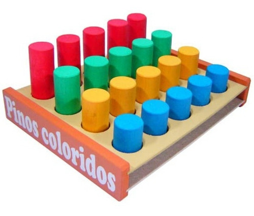 Pinos Coloridos - Planeta Brinquedos