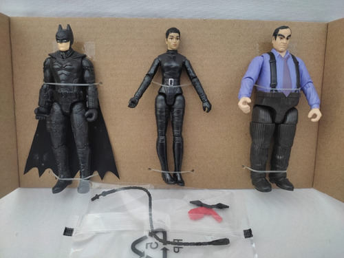Pinguino Selina Kyle Gatubela Y Batman Spin Master (Usado)
