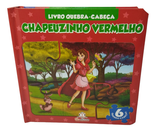 Livros De Quebra Cabeça: Chapeuzinho Vermelho - Blu Editora - Livros Infantis - Histórias Clássicas - Livros Educativos