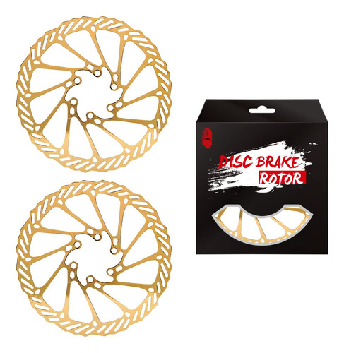 Cnc Rotor De Freno De Disco Bicicleta 16 Cm Oro Mmg