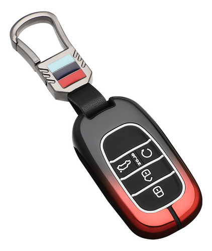 Wang Caja Con 3 Carcasas De Llave Logo Honda Plata