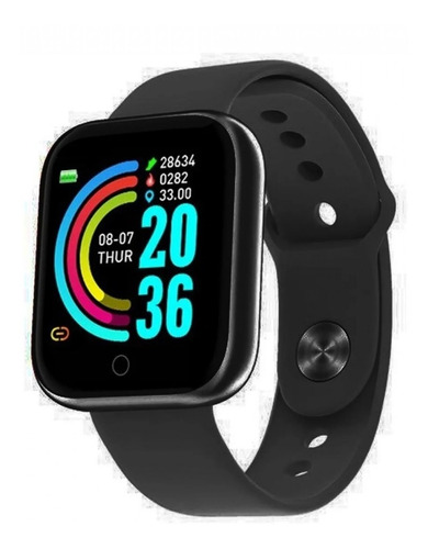 Reloj Smartwatch Y68/D20 bluetooth negro