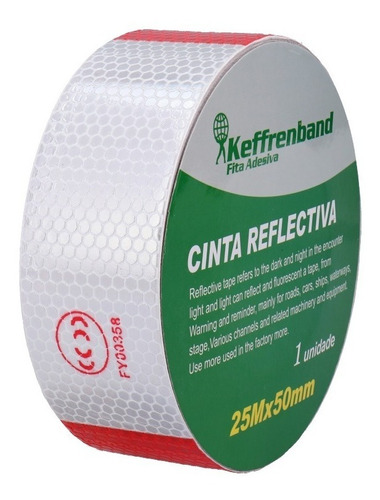 Cinta Reflectiva Autoadhesiva Seguridad Vial 25mts X 5cm!!!