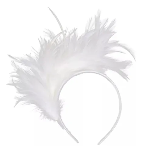 comprar Diadema En Forma De T, Diadema Con Plumas, Estilo Retro, Cab