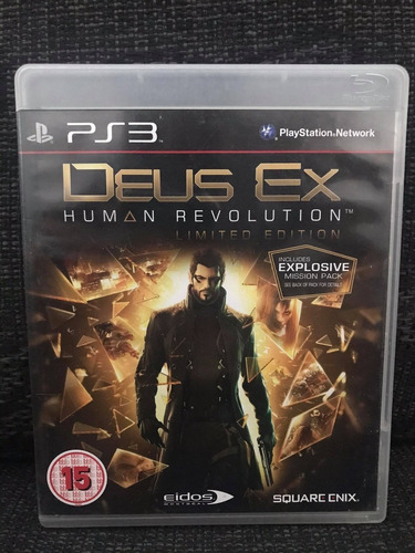 Jogo Deus Ex Human Revolution Ps3 Play 3 Limited Edition 