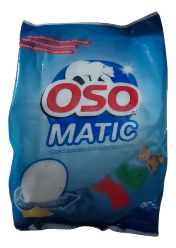 Detergente Matic Polvo Oso 400 Gr X 12 Unidades
