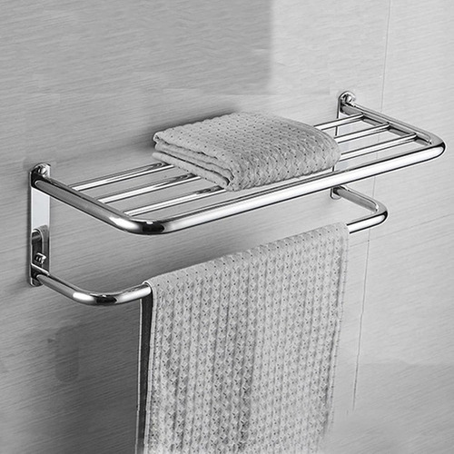 Soporte De Toallero De Acero Inoxidable 60 Cm Estilo Moderno