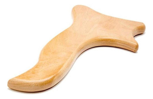 Herramienta De Drenaje Linfático Gua Sha Corporal De Madera