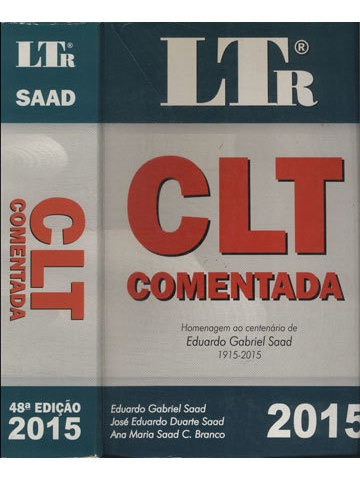 Clt Comentada   2015