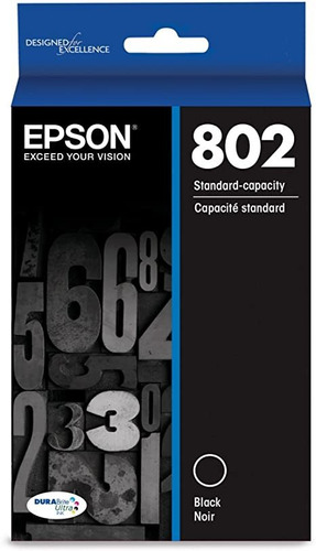 Epson Durabrite T802520 T802 Cartuchos De Tinta De Capacidad