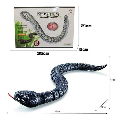 Robot Serpiente Recargable Control Remoto Culebra Bromas